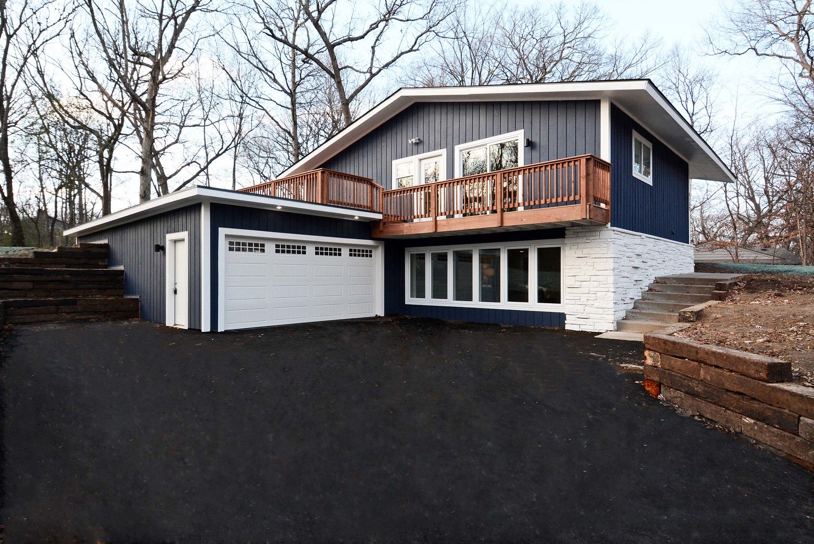 Residential exterior remodel at 8132 Lea Rd