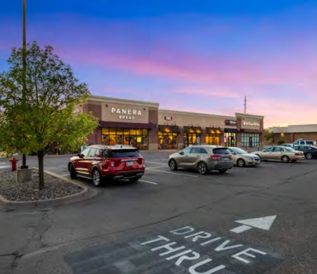 Completed commercial exterior at a Twin Cities retail property